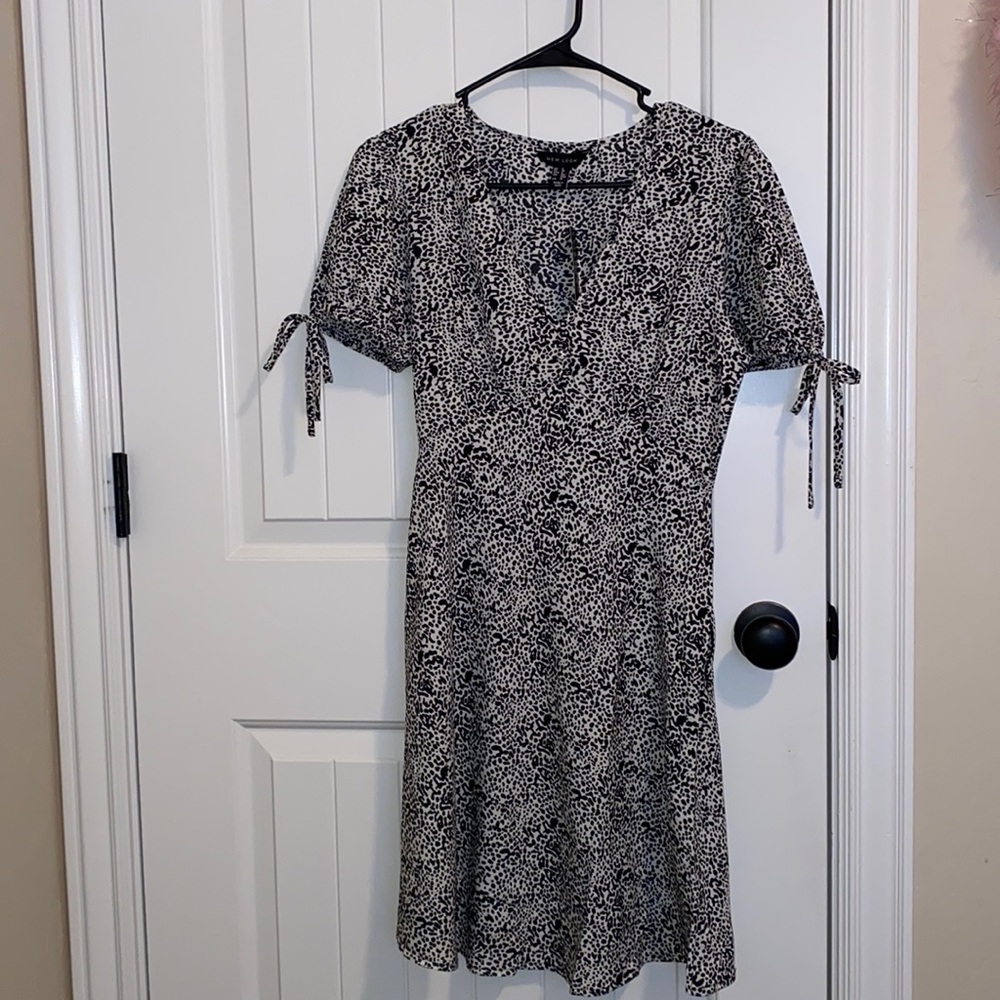 ASOS Black & White Patterned Dress